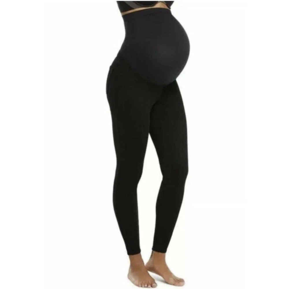 SPANX Mama Ankle Jean-Ish Leggings Women’s S Black Skinny Maternity Stretch